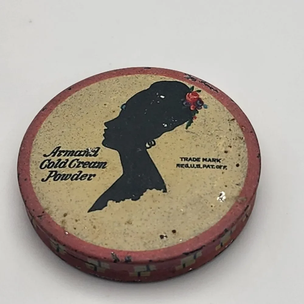 Vintage Empty Armand Cold Cream Powder Tin
